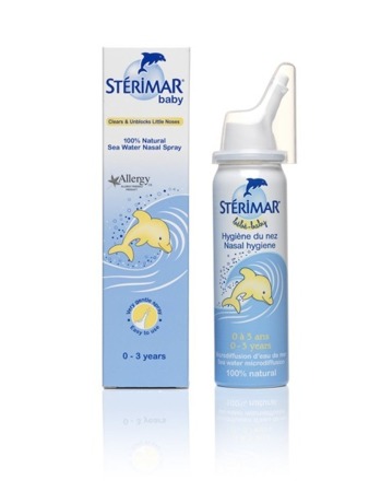 BABY SPRAY 50ML Sterimar nose cleans, moisturizes the mucosa