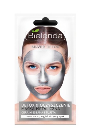 Bielenda Silver Detox Metalic Cleansing Mask Mixed and Oily Complexion 8g