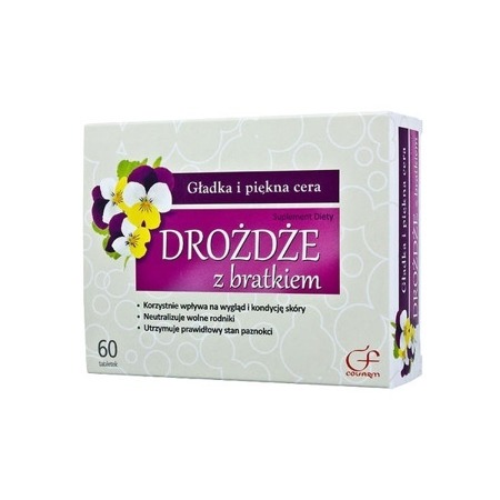 DROZDZE with Pansy 60 TABL of strengthening hair, the skin and nails
