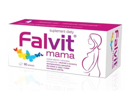Dietary Supplement Falvit Mom Set of Vitamins 60tabs.