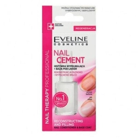Eveline Filling Conditioner Base Under Nail Polish Nail Cement 12ml