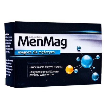 MenMag Magnez Dla Mężczyzn Suplement Diety 30 tabl