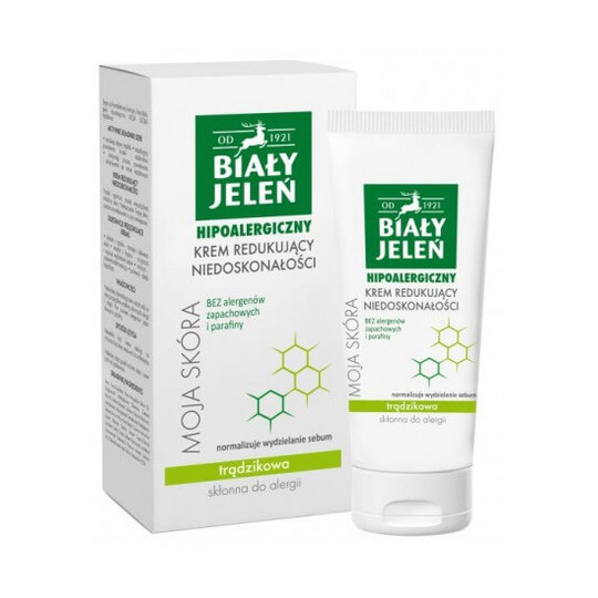 Biały Jeleń Hypoallergenic Acne Face Cream for Sensitive Skin 75ml