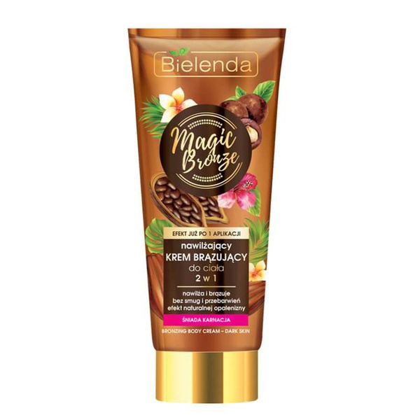 Bielenda Magic Bronze 2in1 Moisturizing Bronzing Body Cream Dark Skin