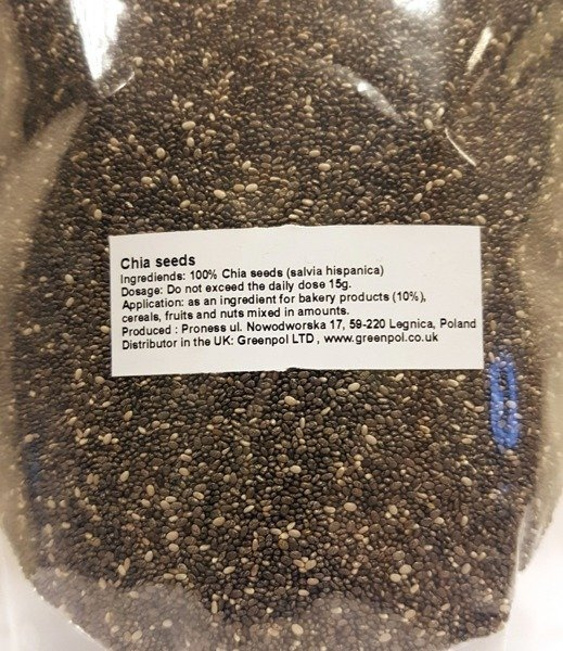 CHIA SEEDS diet supplement MYVITA 150G SUPPLEMENTS \ HERBS \ LOOSE HERBS