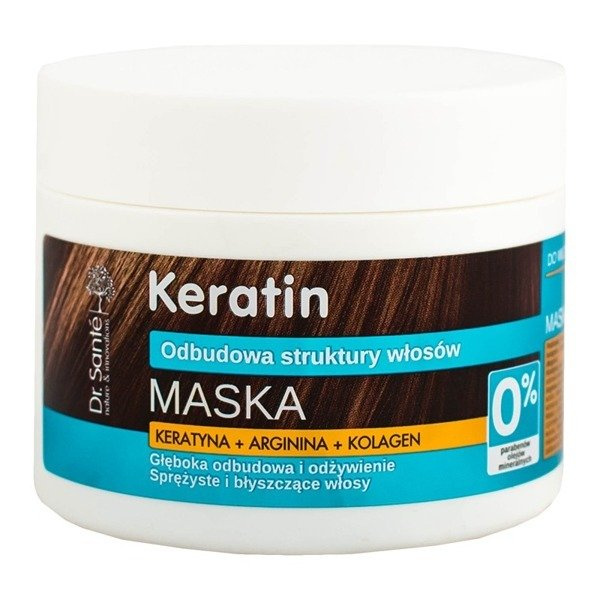 Dr Sante Keratin Hair Mask with Keratin and Collagen for dull brittle