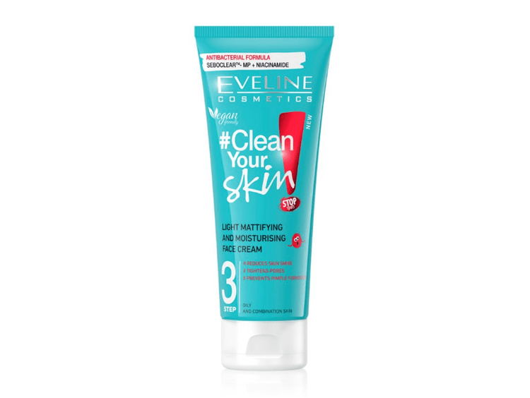 EVELINE CLEAN YOUR SKIN LIGHT MATTIFYING AND MOISTURISING FACE CREAM