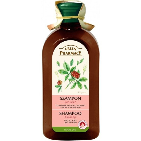 Elfa Pharm Green Pharmacy Shampoo for oily scalp and dry ends GINSENG