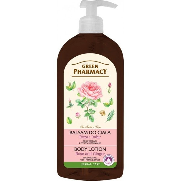 Green Pharmacy Body Lotion ROSE and GINGER 500ml COSMETICS