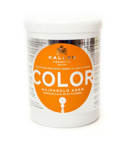 Kallos KJMN Hair Mask for Dyed Hair COLOR 1000ml COSMETICS \ HAIR