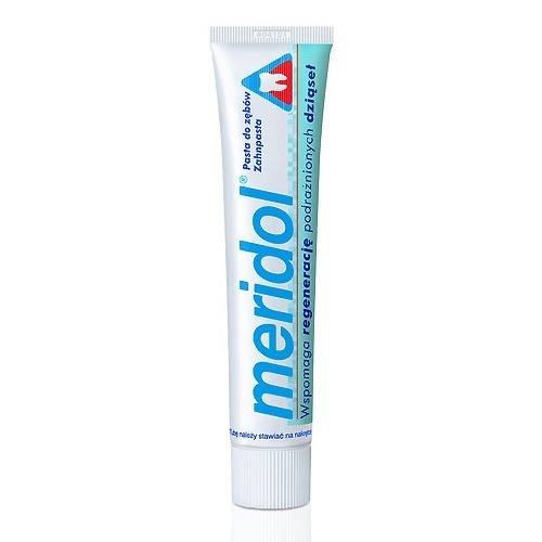 Meridol Toothpaste Supports Regeneration of Irritated Gums 75ml