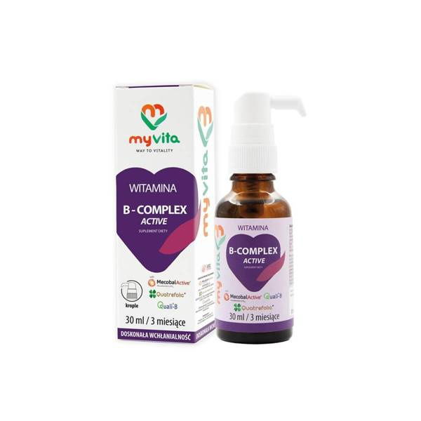 MyVita Vitamin B Complex Drops 30ml SUPPLEMENTS \ FOOD SUPPLEMENTS