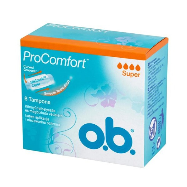 OB Pro Comfort Tampons Super 8pcs. COSMETICS \ ACCESSORIES