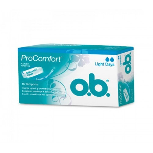 OB Tampons Pro Comfort Light Days 16 Pieces SUPPLEMENTS \ MOTHER AND