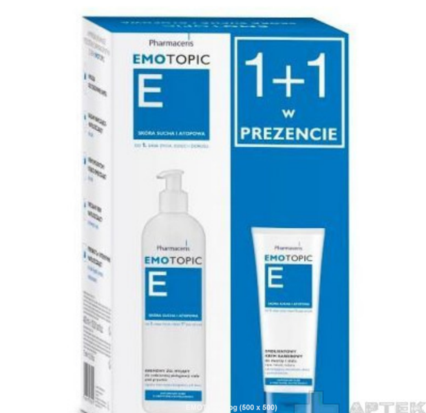 Pharmaceris Emotopic Creamy Cleansing Gel 400ml + Barrier Cream 75ml