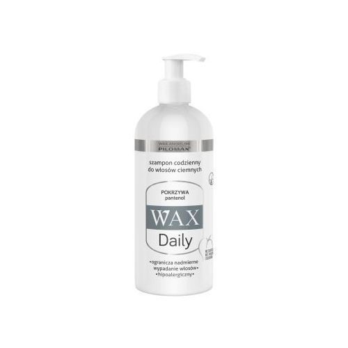 Pilomax Wax Daily Shampoo for Dark Hair Curl and Panthenol 400 ml