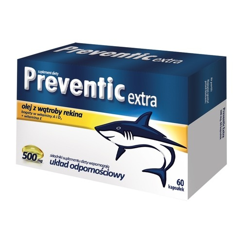 Preventic Extra with Shark Liver Oil 60caps. SUPPLEMENTS \ NATURAL