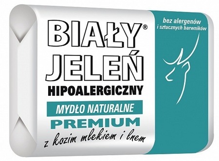 BIały Jeleń Hypoallergenic Soap Premium Goat's Milk and Flax 100G