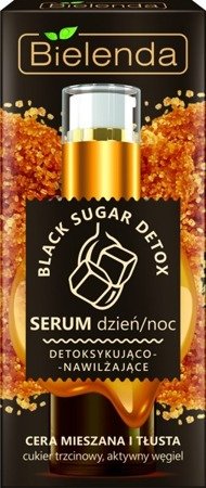 Bielenda Black Sugar Detox Detoxifying & Moisturizing Serum Day/Night 30ml