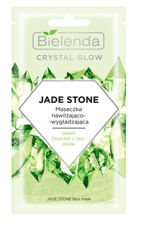 Bielenda Crystal Glow Face Mask JADE STONE Moisturizing and Smoothing 8g