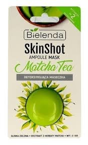 Bielenda Skin Shot Matcha Tea Detoxifying Skin Mask 8 g