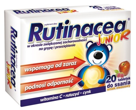 Dietary Supplement Rutinacea Junior For Children 20 lozenges