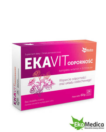 EkaMedica EkaVit Immunity with Echinacea 24 Lozenges