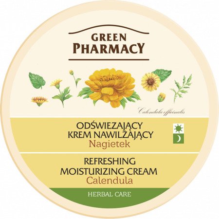 Elfa Pharm Green Pharmacy Refreshing and Moisturizing Cream Calendula 150ml