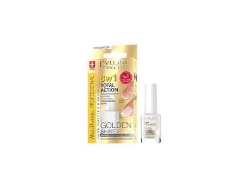 Eveline Nails Conditioner with Gold Particles 8in1 Total Action 12ml