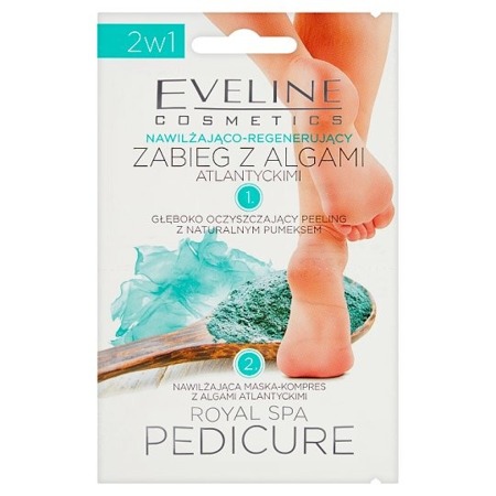 Eveline ROYAL SPA PEDICURE Cleansing Peeling + Mask for Feet 2x6ml