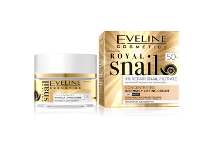 Eveline Royal Snail Concentrated Cream Strongly Lifting 50+ for Day / Night 50ml