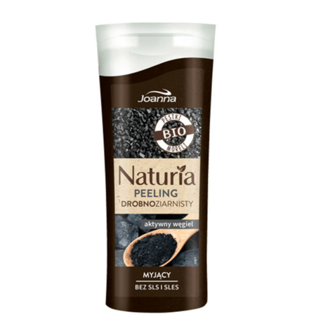 Joanna Naturia fine-grained PEELING ACTIVE CARBON 100% natural 100g 