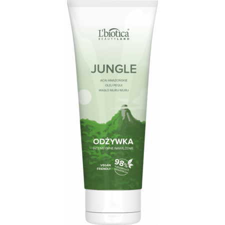L'BIOTICA Jungle Intensively Moisturising Conditioner For Hair With Amazonian Acai And Pequi Oil - 200 ml