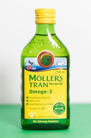 Moller's Norwegian Cod-liver Oil Lemon Flavor 250ml