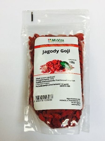MyVita Goji Berries Dried 150g
