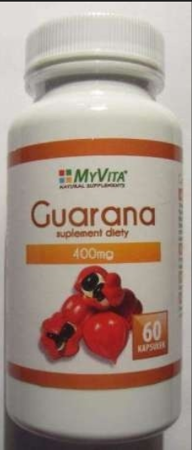 MyVita Guarana 400mg Diet Supplement 60caps.