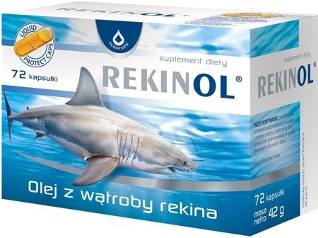 Oleofarm Rekinol Shark-liver Oil 500mg 72caps.