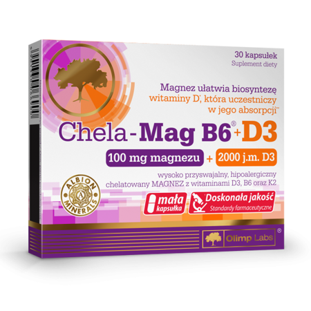 Olimp Chela-Mag B6+D3 30 kaps.