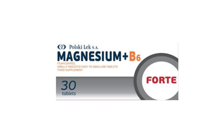 Polski Lek Magnesium + B6 Forte 375mg 30 tablets
