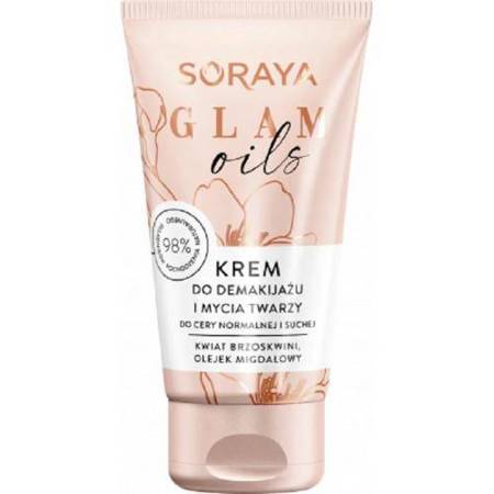 Soraya Glam Oils Cream For Makeup Removal And Face Wash 125ml