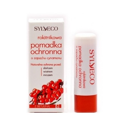 Sylveco Sea-Buckthorn Protective Lip Balm with Cinnamon Aroma 4.6g