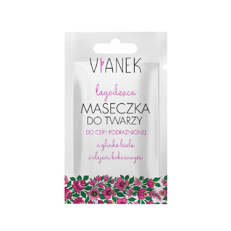 VIANEK SOOTHING FACE MASK WITH WHITE CLAY AND COCONUT OIL 10G
