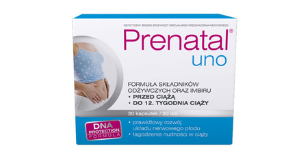 Prenatal Uno Do 12-go Tygodnia Ciąży 30 kaps.