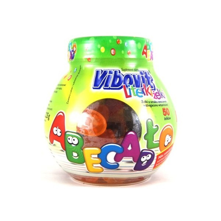 Vibovit Letter Jellies Vitamins and Minerals for Children 50pcs. Żelki
