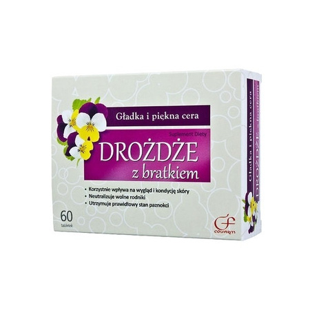 DROZDZE with Pansy 60 TABL of strengthening hair, the skin and nails