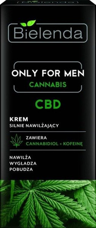 Bielenda Only For Man CaNNABIS  Krem Do Twarzy Silnie nawilżający 50ml 