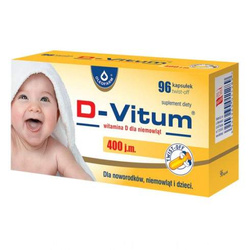 Oleofarm D-Vitum Vitamin D for Infants 400 IU 96 capsules