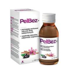 PelBez+ Syrop dla zdrowia dróg oddechowych i odporności u dzieci od 3 roku życia 120 ml