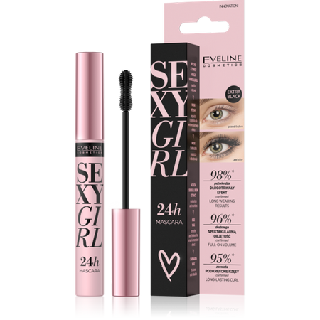 Eveline Sexy Girl 24h Mascara Giving Spectacular Volume 10ml