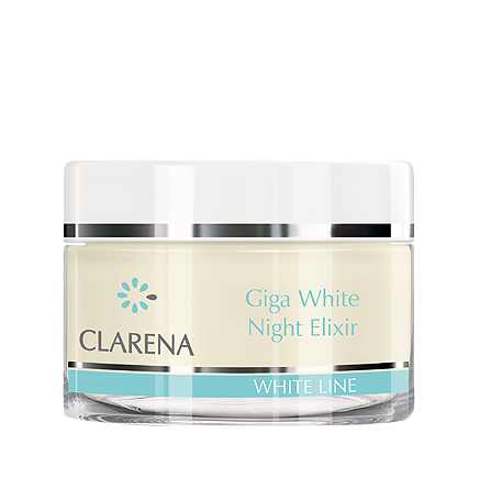 Clarena 1857 White Line Eliksir Wybielająco Rozjaśniający na noc 50 ml